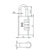 KALE ŞİFRELİ ASMA KİLİT 4 BASAMAKLI KD001/21-200